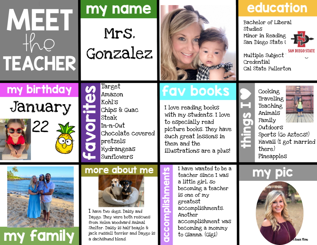 Meet Mrs. G!